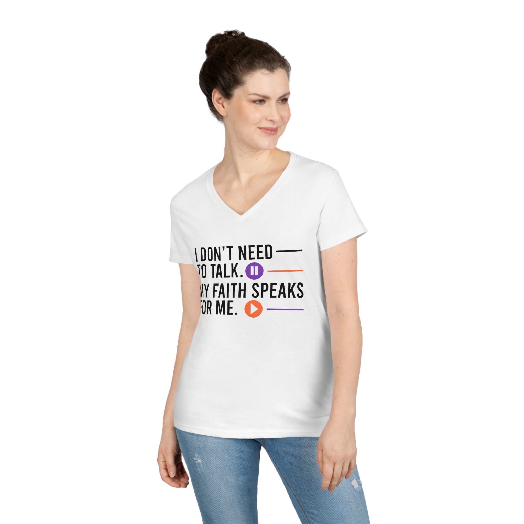 Ladies' V-Neck T-Shirt